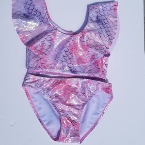 Girls 2 piece Mermaid Swimsuit NWT Sz. 10-12